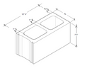 MW Block Regular 8x8x16