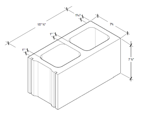 MW Block Regular 8x8x16