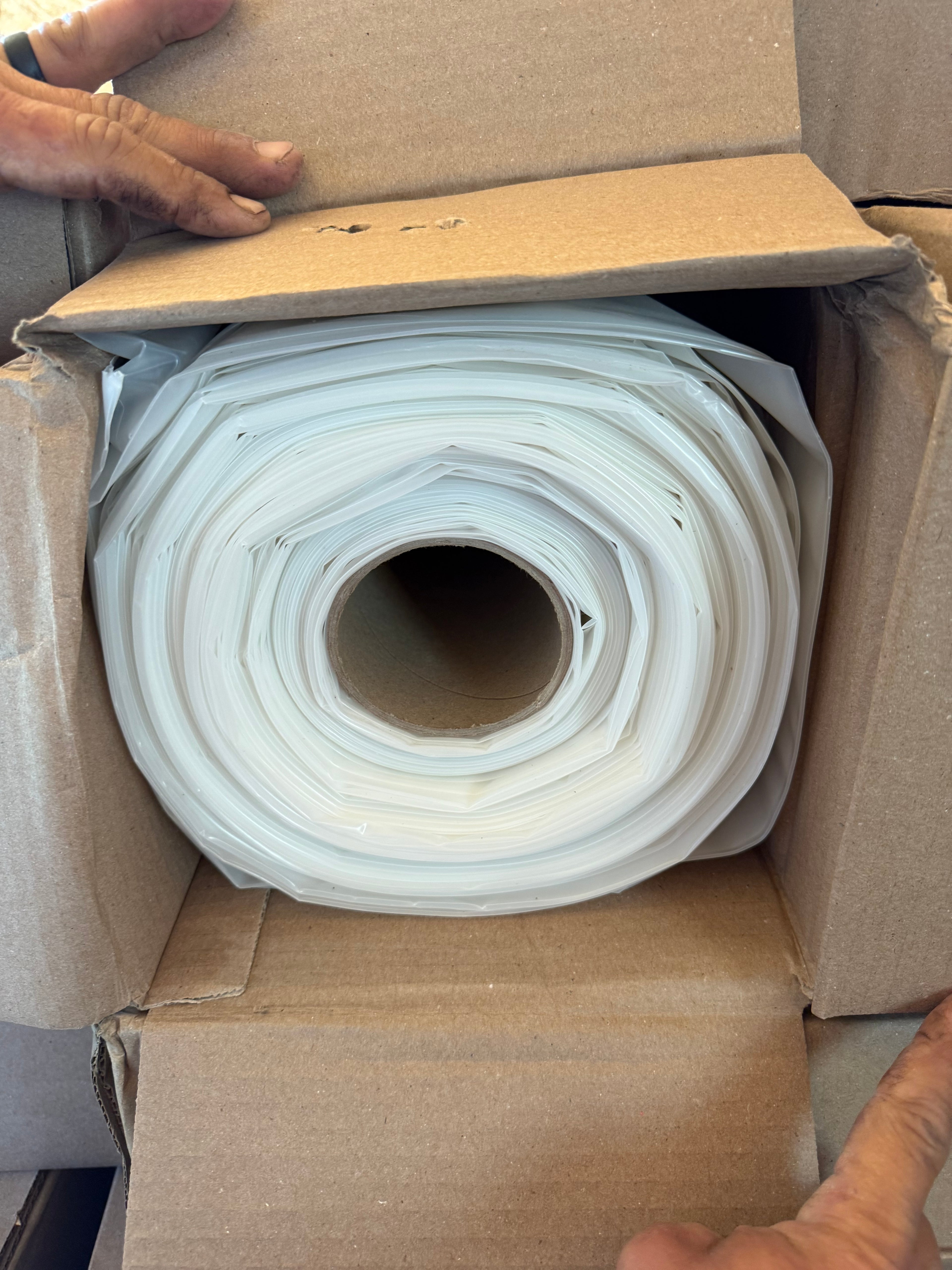 Steel Plastic 6 mil Poly  (20'x100')