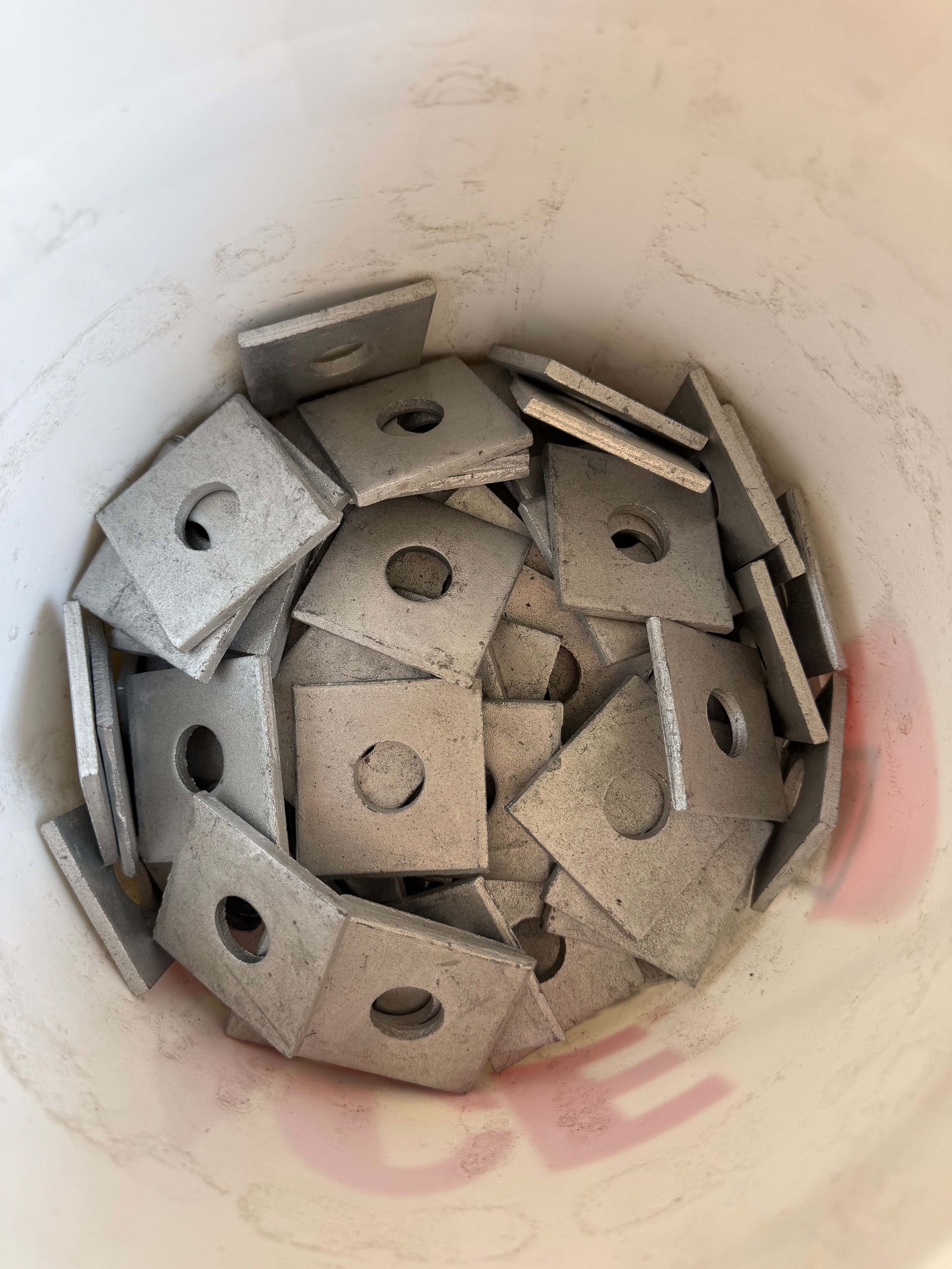 Steel Square Galvanized Flat Washer 5/8"