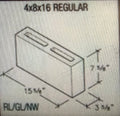 NW Block Regular 4x8x16