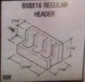 NW Block Open Header 8x8x16