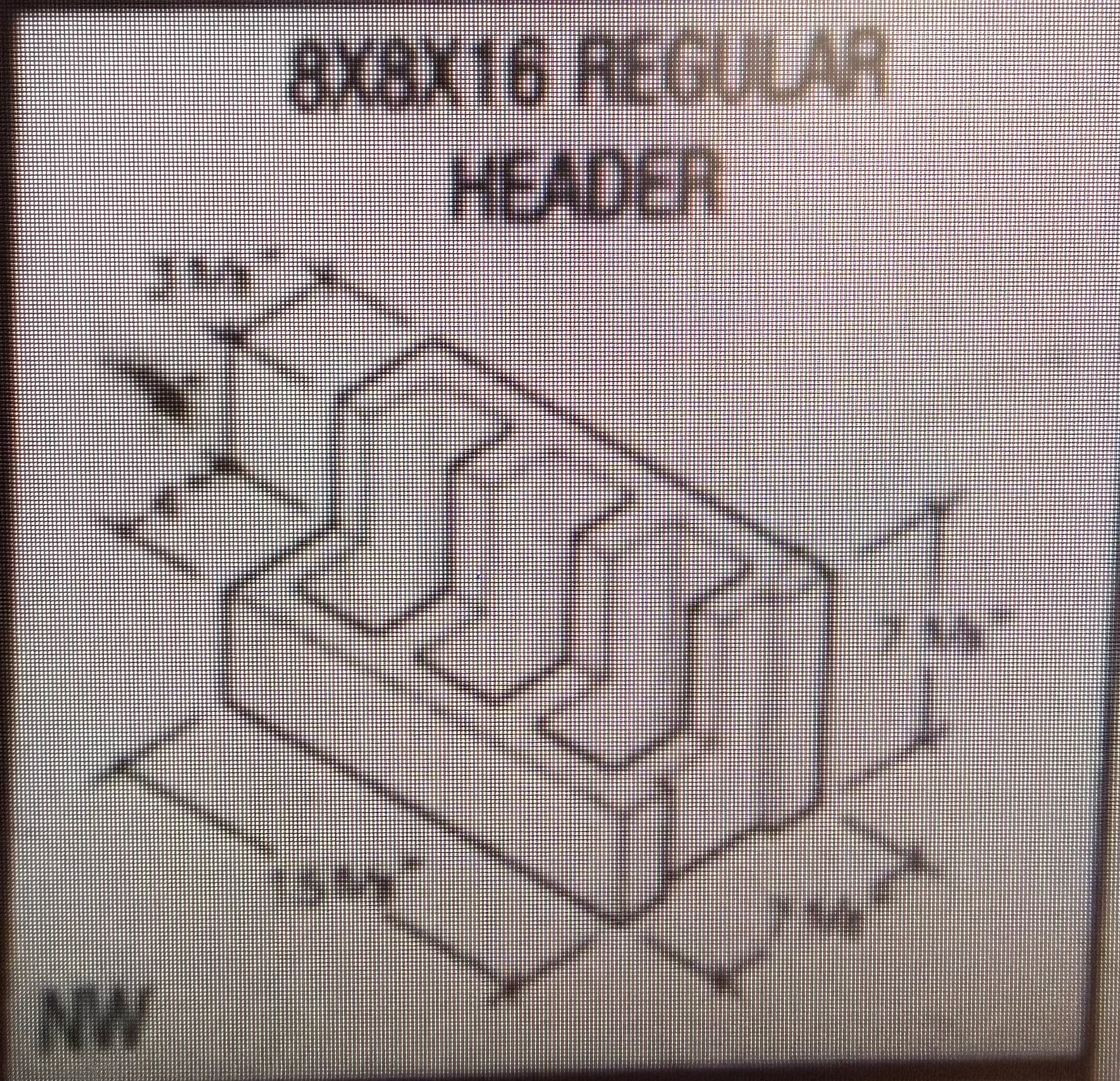 NW Block Open Header 8x8x16