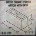 LW Block Regular 6x8x16