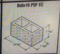 Split Face Block SFPG End Corner 8 x 8 x 16