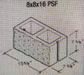 Split Face Block SFPG 8 x 8 x 16