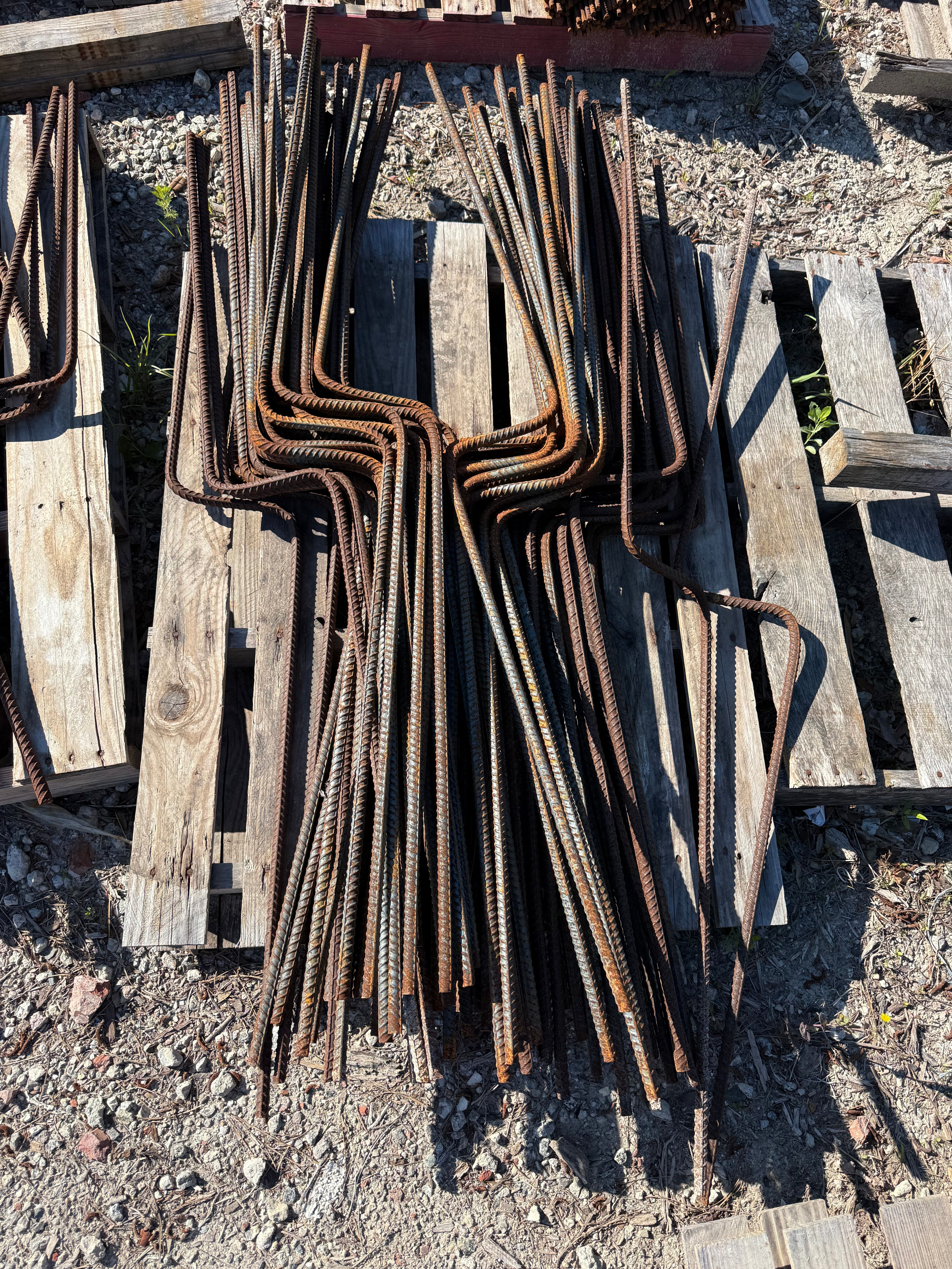 Steel #5 Rebar Step Down (30"x8"x30")
