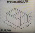 MW Block Regular 12x8x16